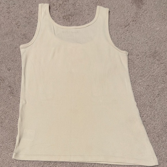 Women’s Faded Glory Tan Ribbed Tank Top Size Small - Picture 6 of 7
